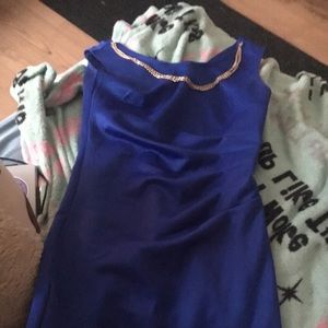 Blue “business woman” dress